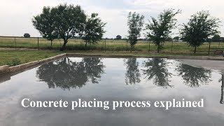 Step by step explanation on pouring concrete - The Barndominium Show E144