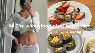 DIET VLOG｜자연식물식 21일 챌린지 12-14일차 식단 ( 떡볶이, 현미김밥, 오트밀 팬케이크, 된장국, 통밀 파전 만들기) | 다이어트 식단｜다이어트 브이로그