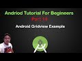 Android Tutorial For Beginner #Part14 Android Grid View Example