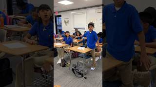 Teacher catches girl on phone first day of school #shorts