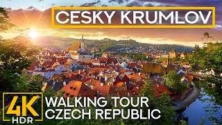 4K HDR Tour of Český Krumlov – Strolling Through a Medieval Czech Town