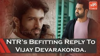 jr NTR Puts Vijay Devarakonda In His Place | NOTA | Aravinda Sametha | Telangana | YOYO Times