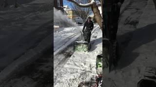 Tool Review: An amazing parade of excellent cordless snow blowers. Full reviews in description.