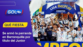 Junior puso a celebrar a Barranquilla, tras título en el fútbol colombiano