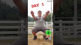 He Did Squats For 100 Days!