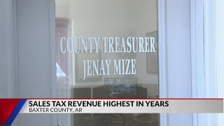 Sales Tax Revenue in Baxter County