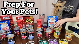 My Dog's Prepper Pantry Haul! | Prepare For Your Pets Needs In SHTF, Inflation, Food Shortages, WW3