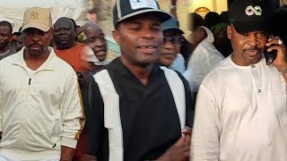 UNBEELIEVABLE! NURTW PRES.MC OLUOMO SHOCK MUSTAPHA SEGO AS HE ARRIVED AT HIS BIRTHDAY