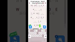 Decode This! Cryptogram Word Puzzle Level 11 ✔️ #puzzle