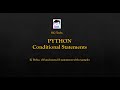 Conditional Statements in Python (If, If Else & If Elif Else ) | Python Tutorial 6