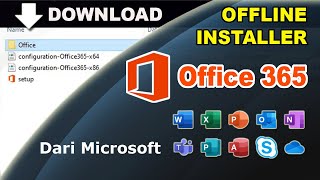 Cara Download OFFLINE Installer OFFICE 365 Dari Microsoft dan Cara Install