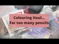 Massive coloring haul September 2022 - soo many pencils - adult coloring