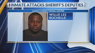 Caddo Parish inmate accused of attacking deputies for third time