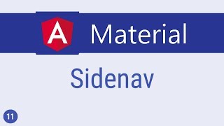 Angular Material Tutorial - 11 - Sidenav