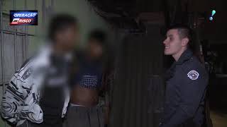 Funcionários do tráfico tentam escapar e dão de cara com a polícia