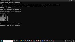 MY STRING LIBRARY LESSON6