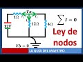 Basic electrical circuit Kirchhoff's law nodes