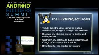 Android Builders Summit 2013 - LLVMLinux: Compiling Android with LLVM