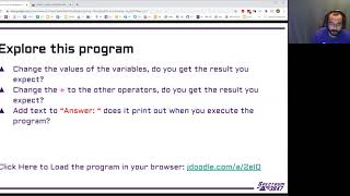 Controls Training: C1.1 Intro to Java Programming