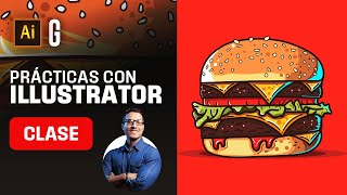 Illustrator Tutorial | Prácticas con Illustrator: Ilustración desde Boceto Paso a Paso | Clase