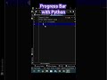 Create Progress Bar by using python | Python for beginners