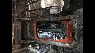 Massey Ferguson 590 hydraulic top cover removal