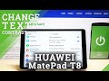 How to Activate High Contrast Text in HUAWEI MatePad T8 – Change Text Brightness