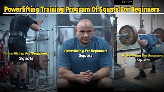 Powerlifting Training Program Of Squats For Beginners | Leg Workout | Mukesh Gahlot #youtubevideo