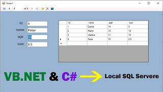 Build a Full CRUD Windows Forms App in Visual Studio (Step-by-Step)