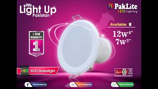 Paklite LED Eco Down Light 7w