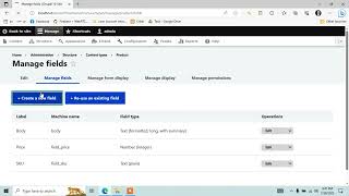 Drupal 10 Create Reference Content Type Field