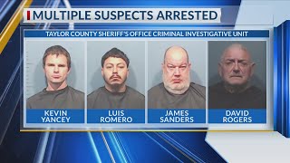 Multiple suspects arrested during Taylor County online child sex crime sting