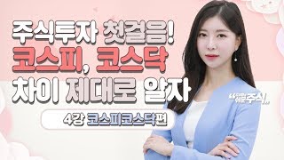 주식투자 첫걸음! 코스피 코스닥 차이 제대로 알자 | 쉬운 주식 용어 정리