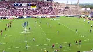 Gela Aprasidze's 63 metre penalty attempt