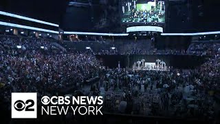 New York Liberty fans pack Barclays Center to celebrate WNBA title