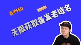 SEO无限获取备案老域名｜搜索引擎优化｜SEO教程