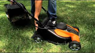 WORX WG782 Lawn Mower with IntelliCut 14-Inch Cordless