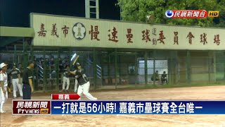 升格37週年! 嘉義市壘球賽 56小時不打烊－民視新聞