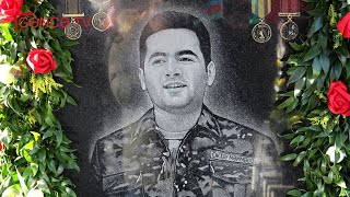 Deputat Naqif Həmzəyev Gəncədə şəhid Oktay Məmmədovun məzarını ziyarət edib