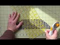 how to cut and sew 60° triangles for quilting bethany lynne makes