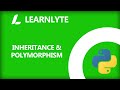 Python Tutorial | Inheritance and Polymorphism | Learnlyte
