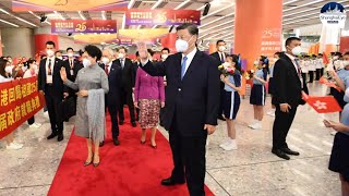 [FULL] President Xi arrives in Hong Kong #香港 for 25th anniversary of its return to China