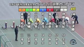 【岸和田競輪場】令和６年２月６日 4R スポニチ創刊75周年記念　サテライト湖南カップ FⅠ　２日目【ブッキースタジアム岸和田】