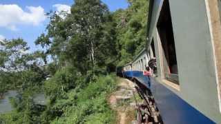 Kanchanaburi - Nam Tok Death Railway,Thailand :〔カンチャナブリ　タイ旅動画〕