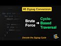 LeetCode #6: Zigzag Conversion in Java | Matrix vs Row Buckets vs Math | Optimal String Trick!