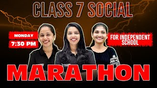 Class 7 Social Public Exam | Marathon | For Independent Students | Exam Winner C
