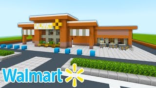 Minecraft Tutorial: How To Make A Walmart "2020 City Tutorial" PART 1