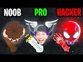 Can We Go NOOB vs PRO vs HACKER In EVOWARS.IO!? (MAX LEVEL!)