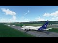 circling approach to bern belp airport lszb runway 32 msfs