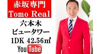 六本木ビュータワー｜1DK 42.56平米(m2) |赤坂Tomo Real Estate